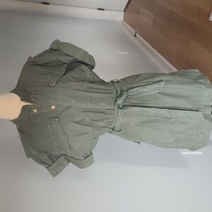 Frame Army Green Minidress
